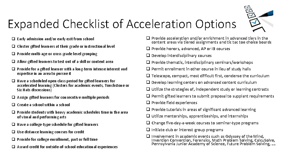 Academic Acceleration about Academic Acceleration by Ann Shoplik