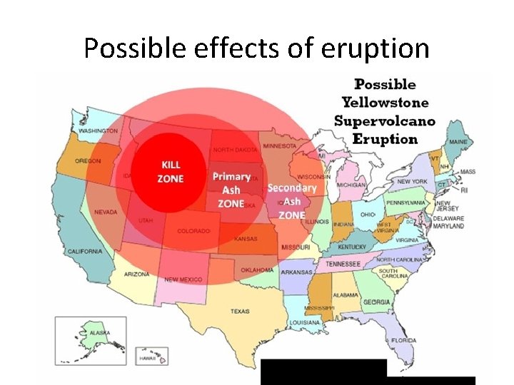 Possible effects of eruption Possible effects of eruption