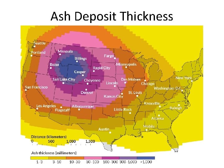 Ash Deposit Thickness Ash Deposit Thickness