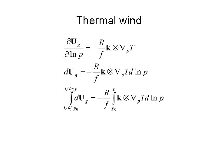 Thermal wind 