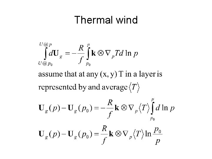 Thermal wind 