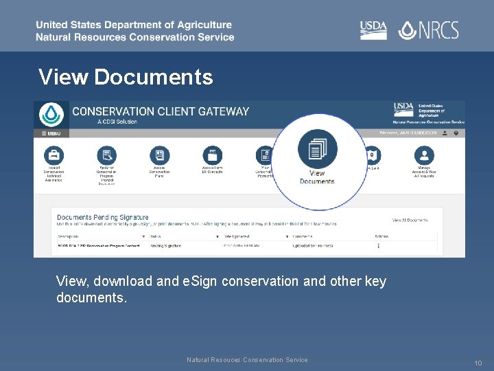 View Documents View, download and e. Sign conservation and other key documents. Natural Resouces