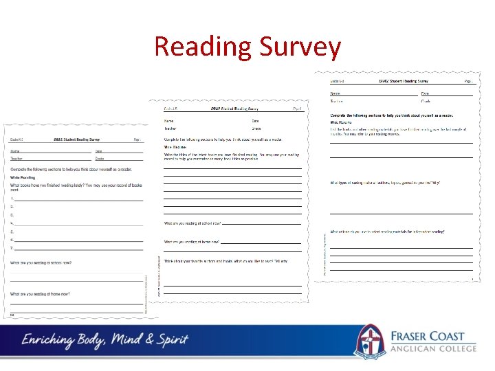 Reading Survey 