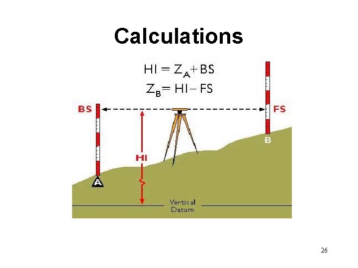 Calculations 26 