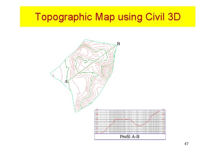 Topographic Map using Civil 3 D 47 