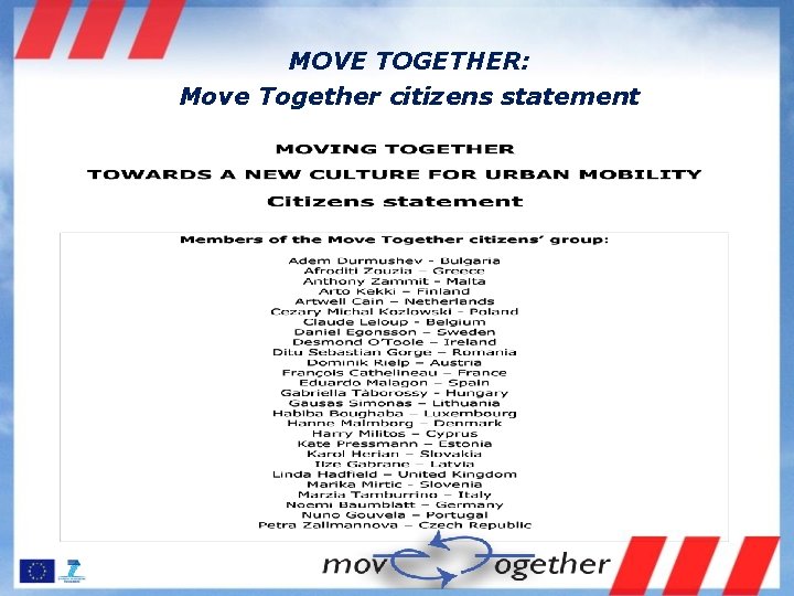 MOVE TOGETHER: Move Together citizens statement 