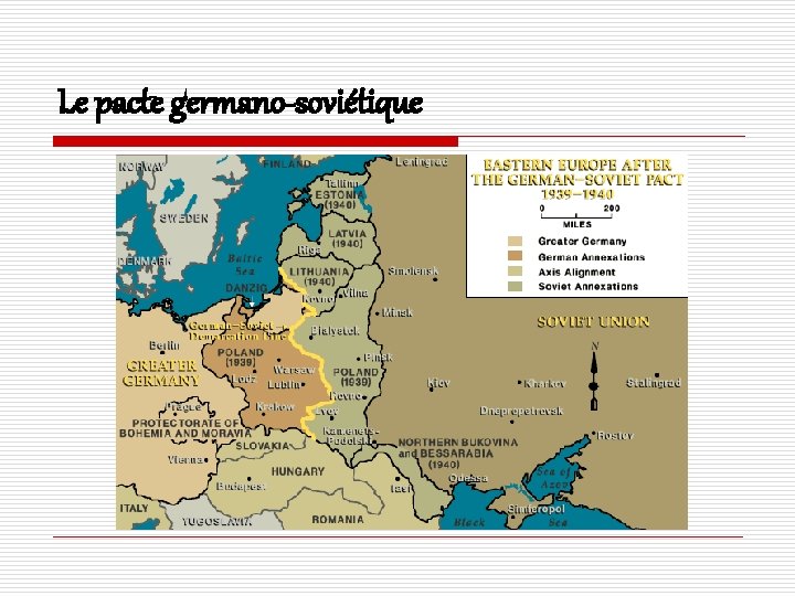 Le pacte germano-soviétique 