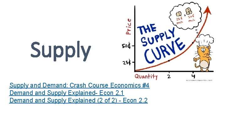 Supply and Demand Crash Course Economics 4 Demand