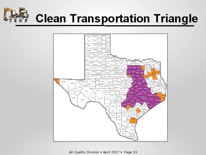 Clean Transportation Triangle Air Quality Division • April 2017 • Page 33 