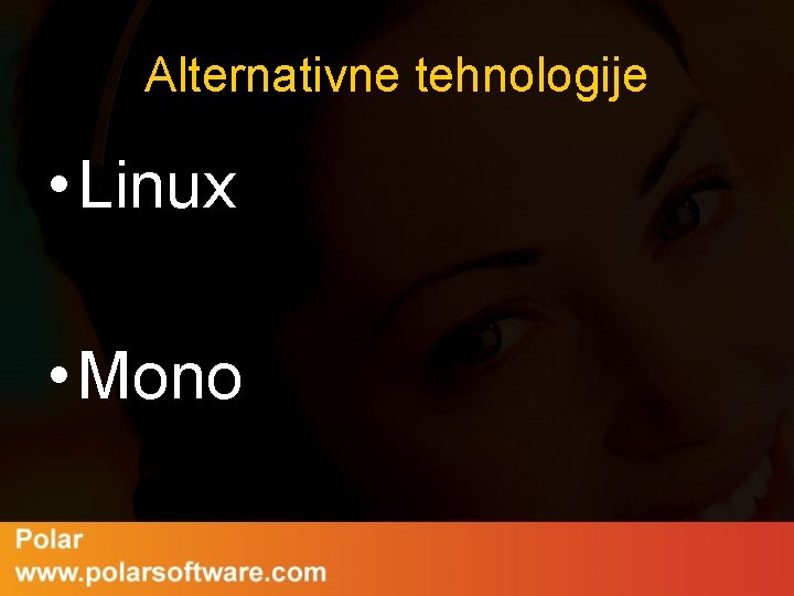 Alternativne tehnologije • Linux • Mono 