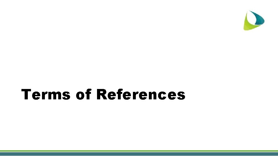 Terms of References 