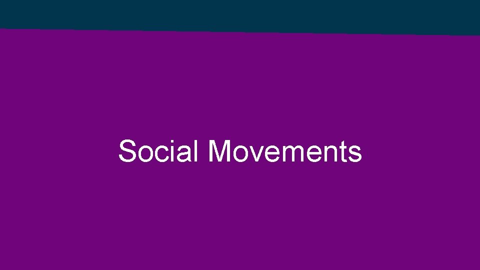 Social Movements 