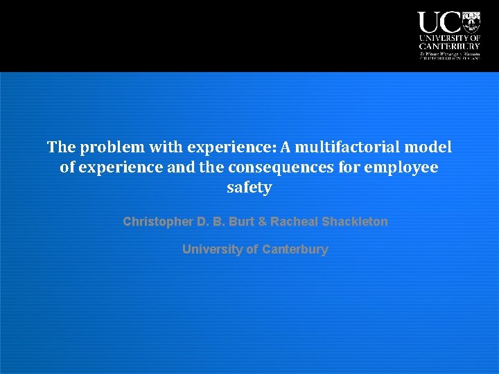 The problem with experience: A multifactorial model of experience and the consequences for employee