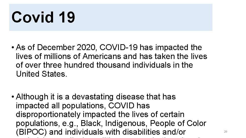 SSVF AND HUD-VASH COORDINATION IN RESPONSE TO COVID-19 Covid 19 • As of December