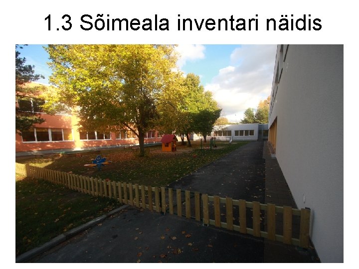 1. 3 Sõimeala inventari näidis 