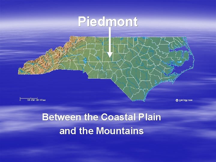 Piedmont Between the Coastal Plain and the Mountains 