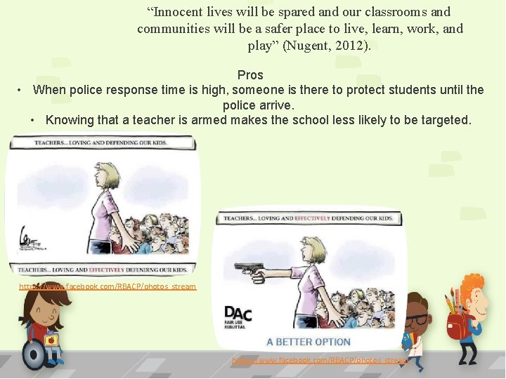 “Innocent lives will be spared and our classrooms and communities will be a safer