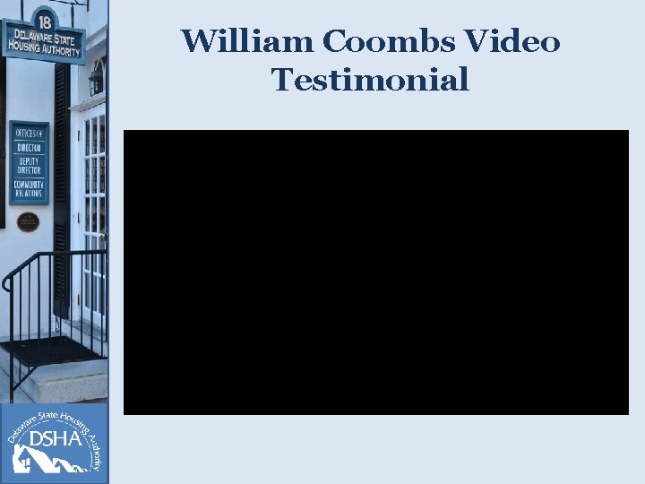 William Coombs Video Testimonial 