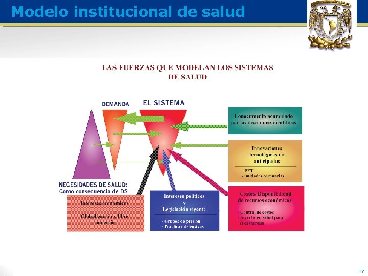 Modelo institucional de salud 77 
