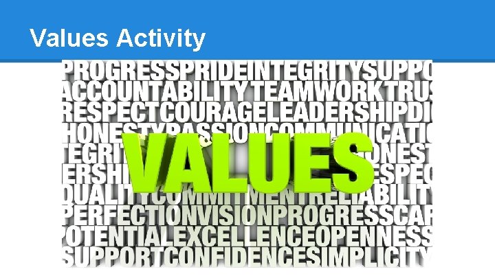 Values Activity 