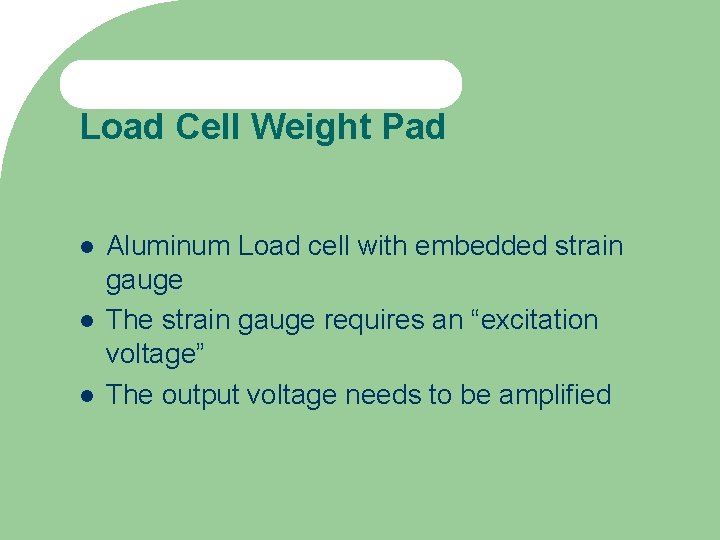 Load Cell Weight Pad Aluminum Load cell with embedded strain gauge The strain gauge