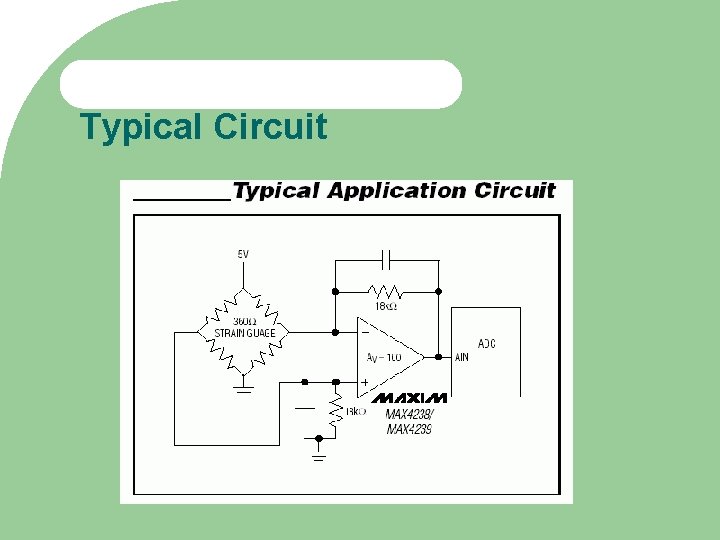 Typical Circuit 