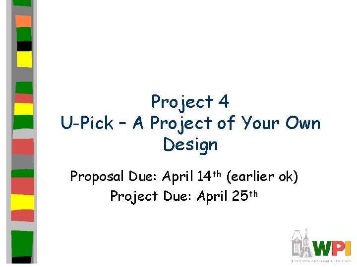 Project 4 UPick A Project of Your Own