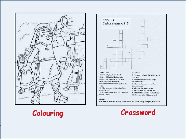 Colouring Crossword 
