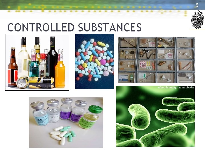 5 CONTROLLED SUBSTANCES 