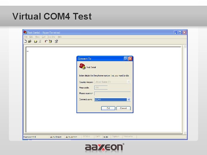 Virtual COM 4 Test 