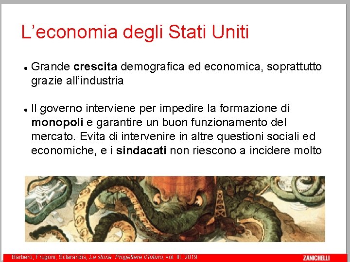 L’economia degli Stati Uniti Grande crescita demografica ed economica, soprattutto grazie all’industria Il governo