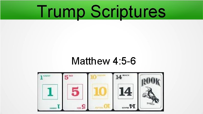 Trump Scriptures l Matthew 4: 5 -6 