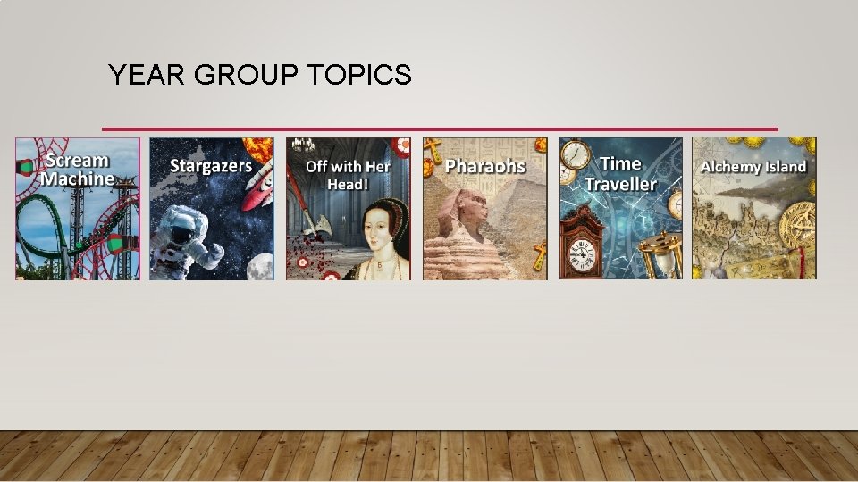 YEAR GROUP TOPICS 