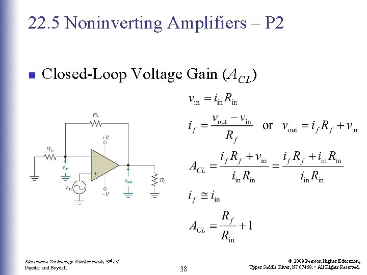 22. 5 Noninverting Amplifiers – P 2 n Closed-Loop Voltage Gain (ACL) Electronics Technology 22. 5 Noninverting Amplifiers – P 2 n Closed-Loop Voltage Gain (ACL) Electronics Technology