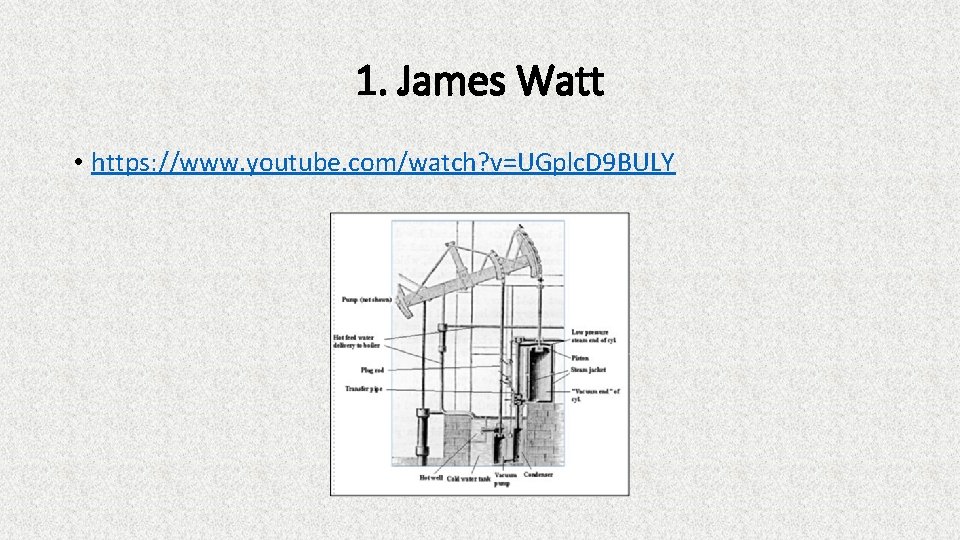 1. James Watt • https: //www. youtube. com/watch? v=UGplc. D 9 BULY 