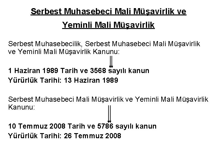 Serbest Muhasebeci Mali Müşavirlik ve Yeminli Mali Müşavirlik Serbest Muhasebecilik, Serbest Muhasebeci Mali Müşavirlik