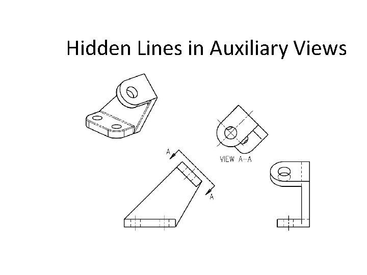 Hidden Lines in Auxiliary Views 