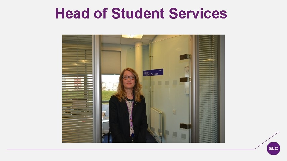 Head of Student Services 