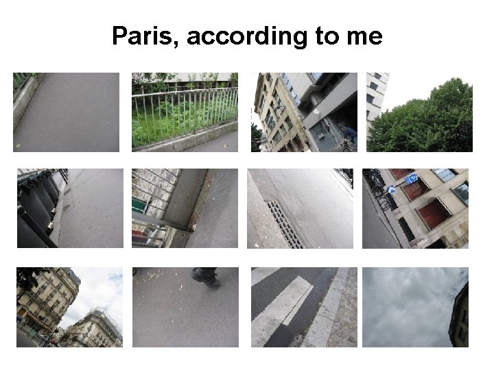 Paris, according to me 