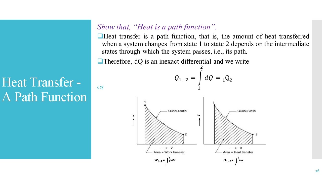 Heat Transfer A Path Function 26 