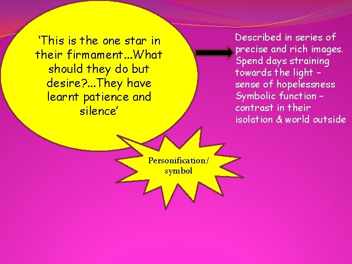 ‘This is the one star in their firmament. . . What should they do