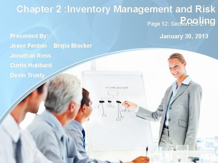 Chapter 2 : Inventory Management and Risk Pooling Page 52; Section 2. 5 -2.