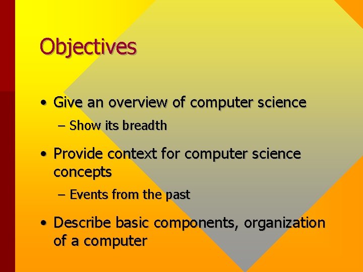 COSC 1557 Introduction to Computing Haibin Zhu Ph