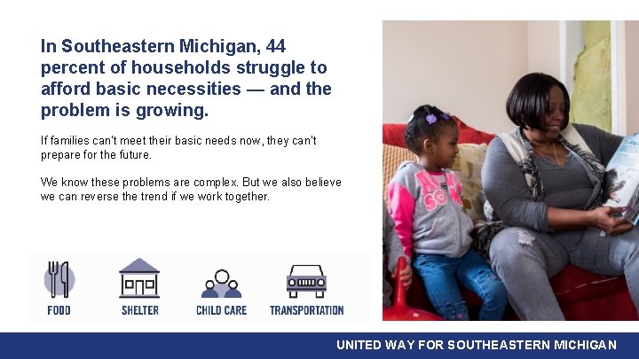 In Southeastern Michigan, 44 percent of households struggle to afford basic necessities — and
