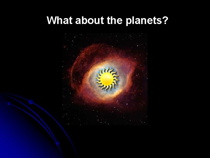 What about the planets? 