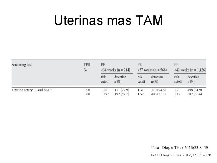 Uterinas mas TAM 