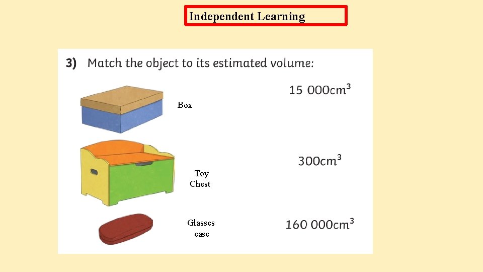 Independent Learning Box Toy Chest Glasses case 
