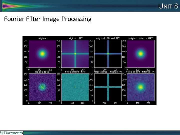 UNIT 8 Fourier Filter Image Processing 