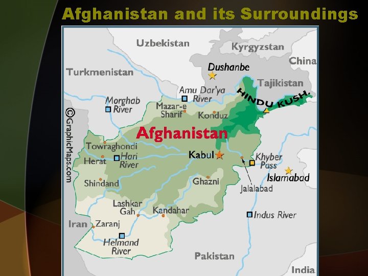 Afghanistan and its Surroundings 