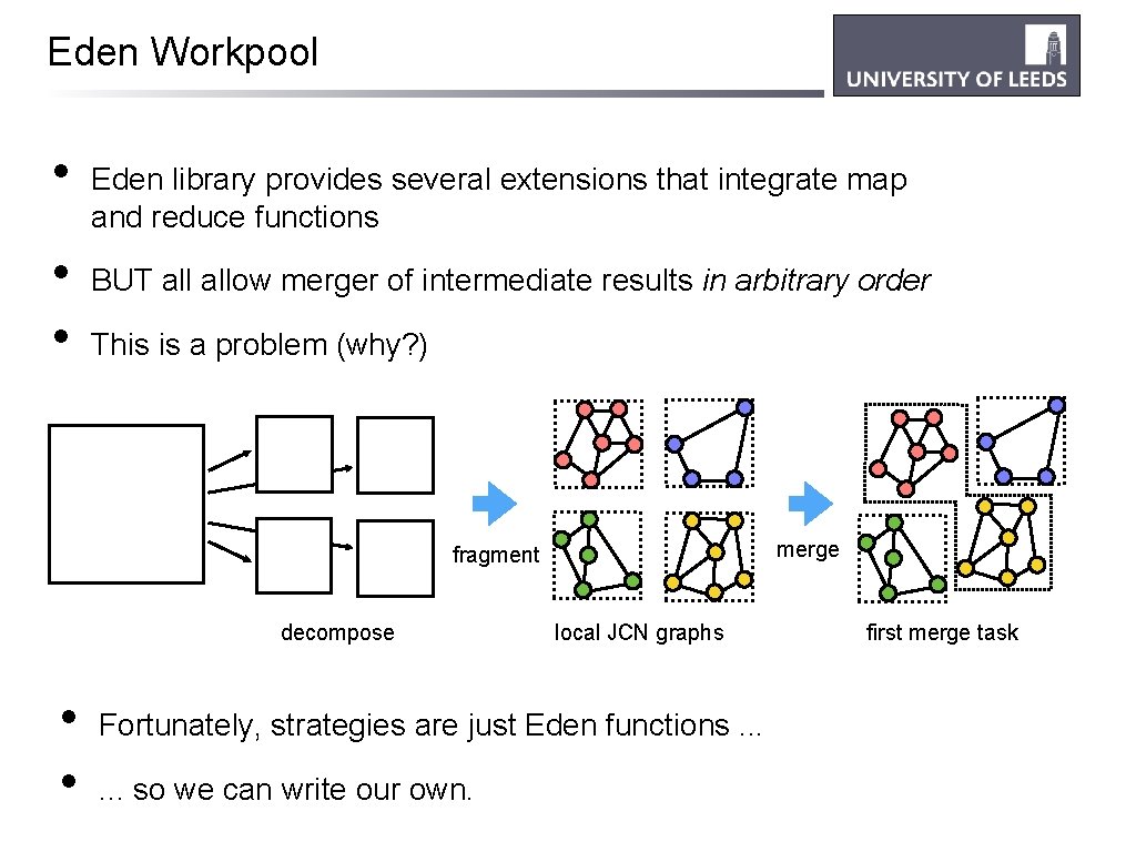 Eden Workpool • • • Eden library provides several extensions that integrate map and